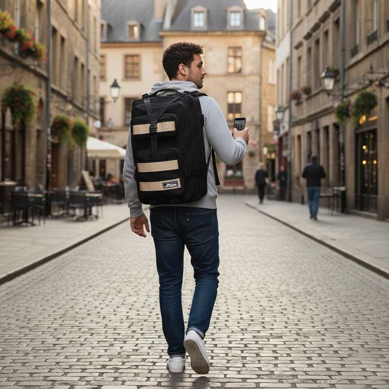 Gợi ý các mẫu balo du lịch đẹp giúp chuyến đi của bạn thoải mái và phong cách hơn 14 Balo du lịch có ngăn laptop chống sốc Xbags Hike