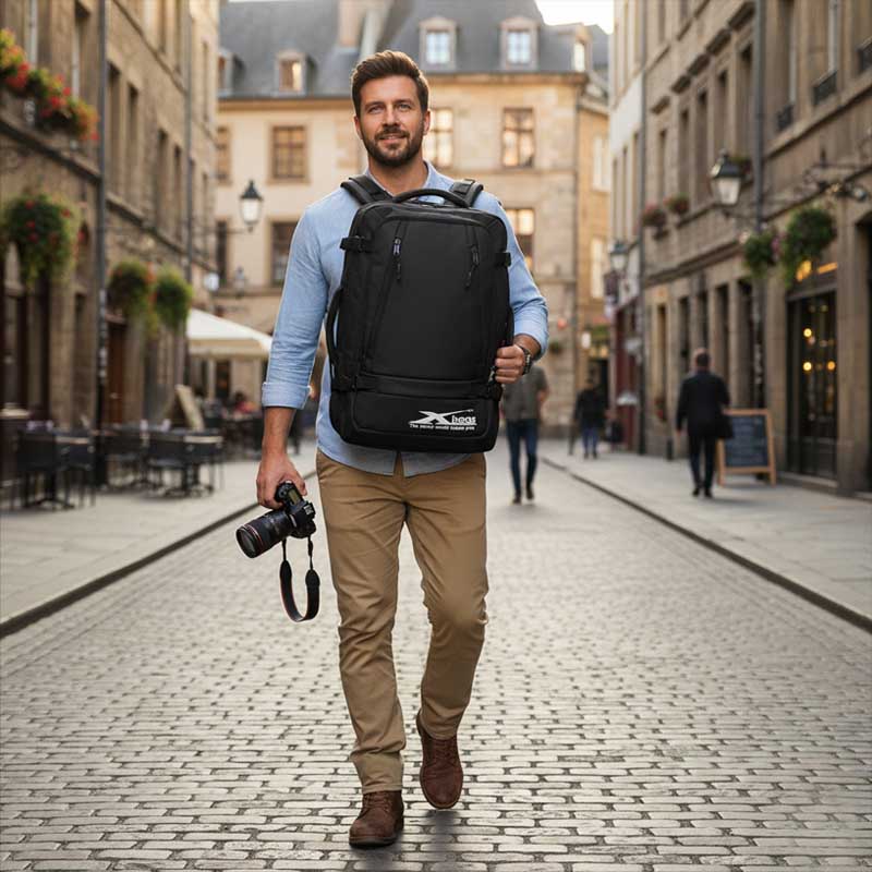 Gợi ý các mẫu balo du lịch đẹp giúp chuyến đi của bạn thoải mái và phong cách hơn 11 Balo du lịch đa năng cao cấp Xbags Leader