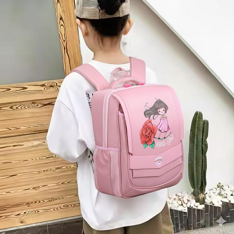 BALO CHỐNG GÙ TIỂU HỌC SAKOS GENIUS - HỒNG