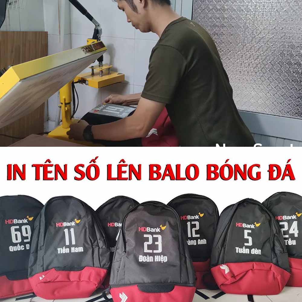 Nhận thiết kế, in logo khi sản xuất balo theo yêu cầu