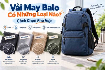 Vải May Balo Có Những Loại Nào? Cách Chọn Phù Hợp