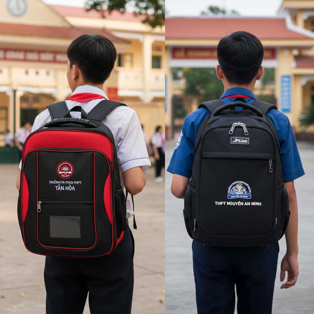 Vì sao nên in logo lên balo học sinh cho trường học