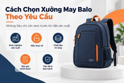 Cách Chọn Xưởng May Balo Theo Yêu Cầu Trước Khi Đặt Sản Xuất