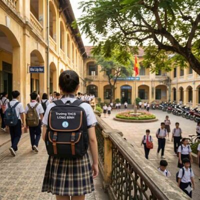 Dịch vụ may balo học sinh cấp 2 cho nhà trường