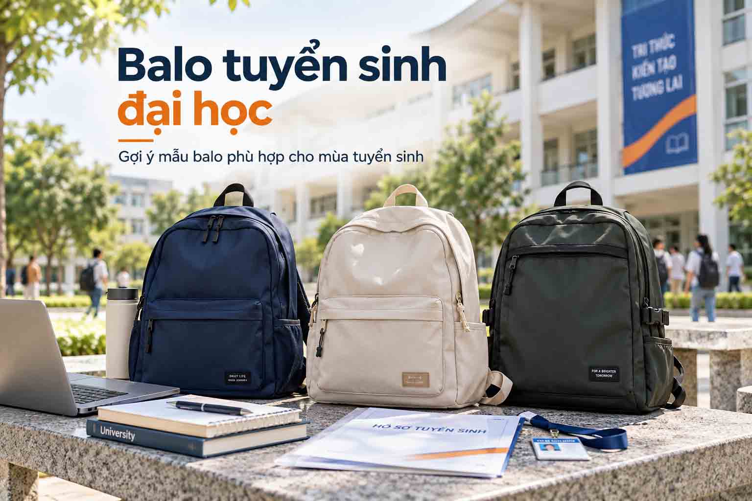 May Balo Trường Đại Học Theo Yêu Cầu Chất Lượng, Giá Tốt 7 Balo tuyển sinh đại học thiết kế theo nhận diện trường