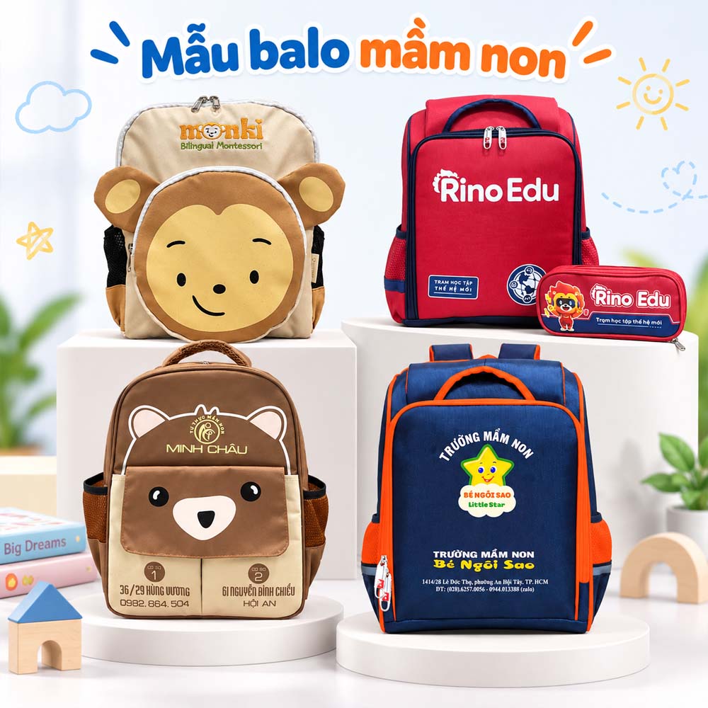 Mẫu balo mầm non