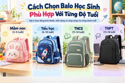 Cách Chọn Balo Học Sinh Phù Hợp Với Từng Độ Tuổi