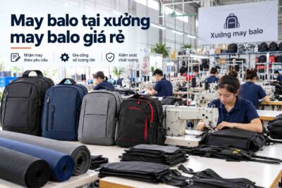 May Balo Số Lượng Ít Tại Xưởng May Balo Giá Rẻ Trung Nguyên